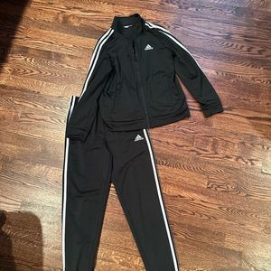 Adidas track suit with joggers and jacket Size Medium
